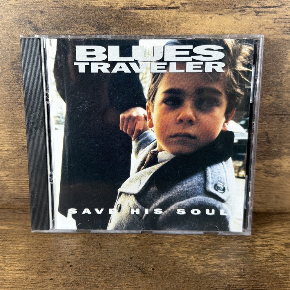 Blues Traveler – Save His Soul CD 1993 Blues Rock Jam Band A&M Records Tested